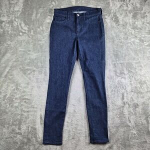 Etica Jeans Womens 27x29 Blue‎ Denim Dark Wash Skinny Sustainable Ethically Made